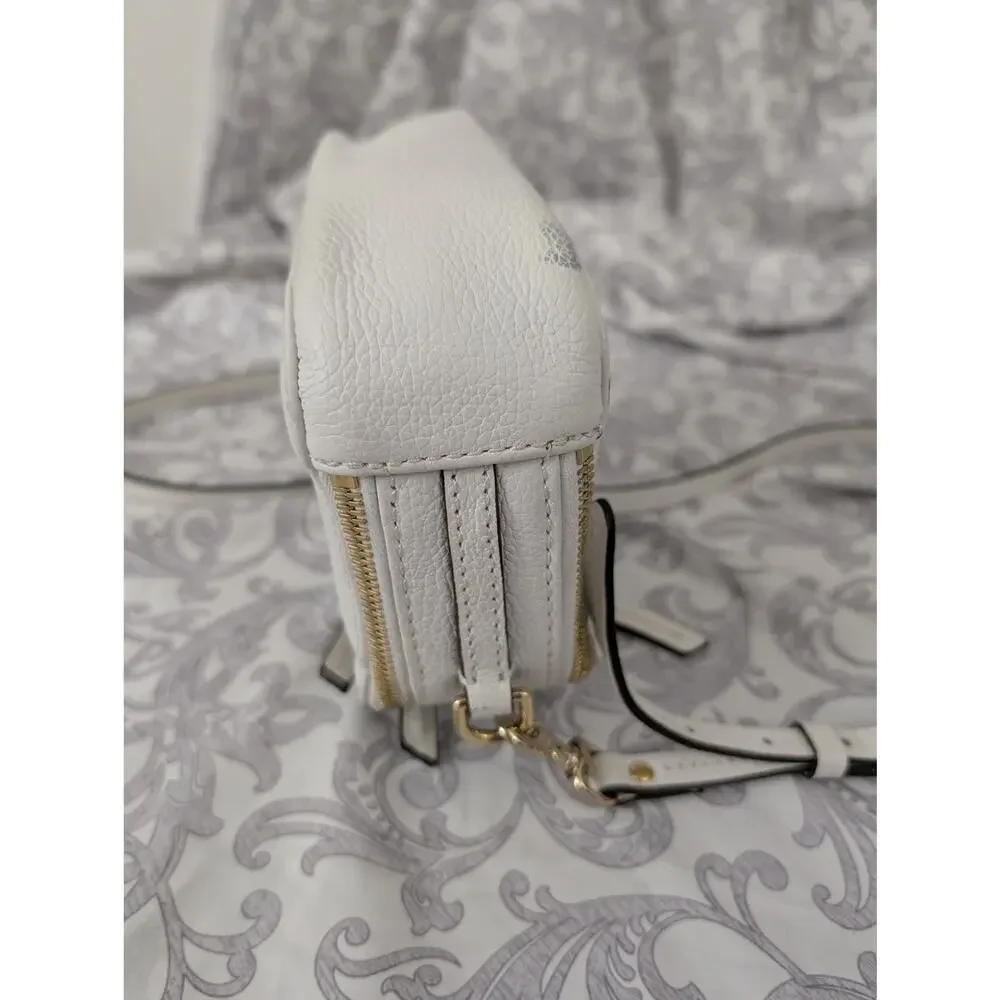 dooney & burke white leather crossbody bag - Picture 13 of 16